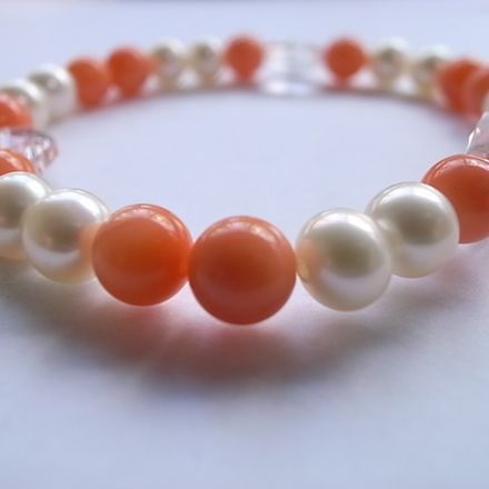 ⭐︎【天然】アクアマリン ブレスレット 15.2mm 66.5g ⭐︎【天然】アクアマリン ブレスレット 33.3g